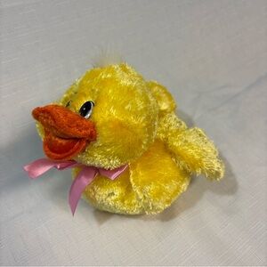 Yellow Plush Duck Toy - Easter Basket